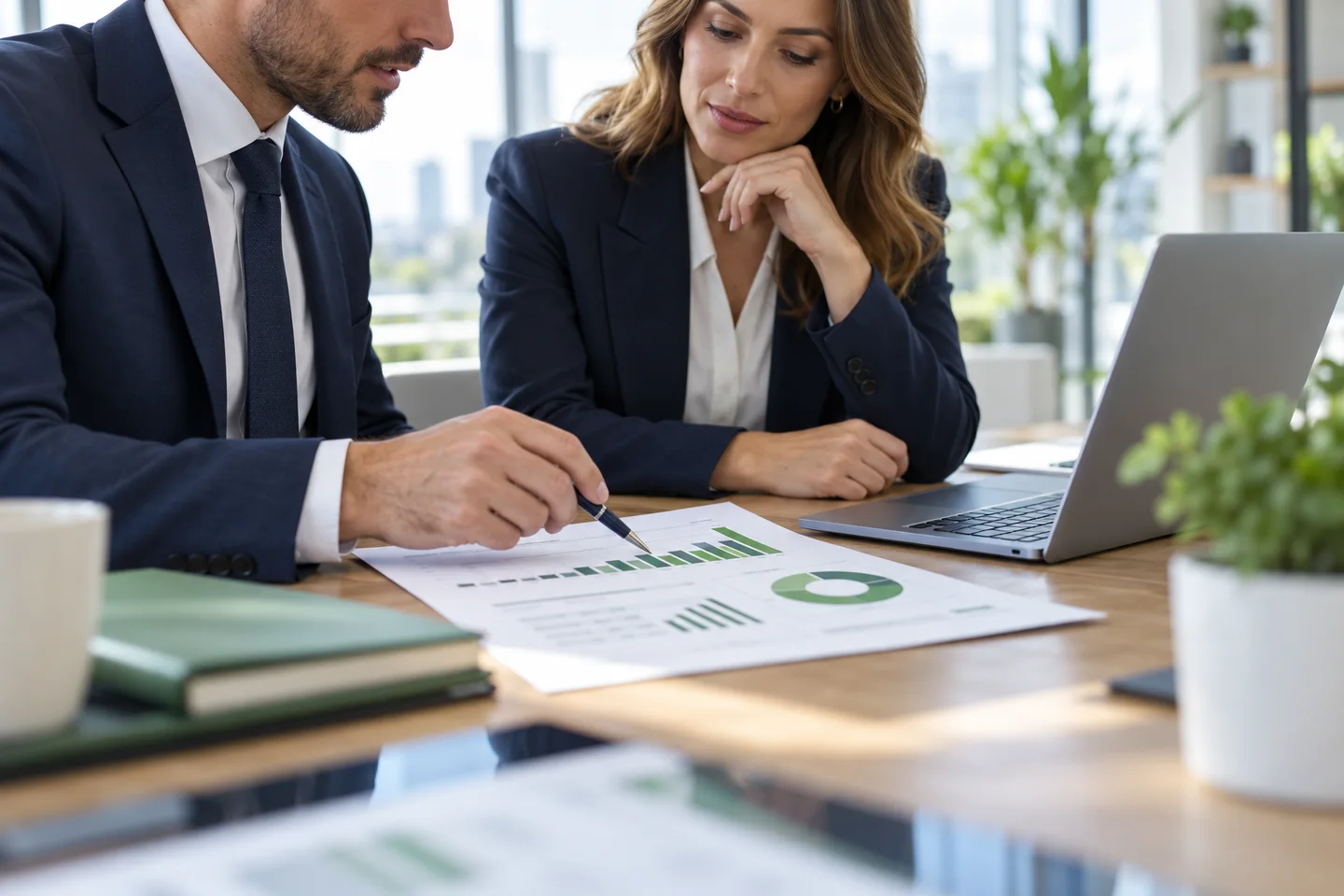 Financial services industry illustration